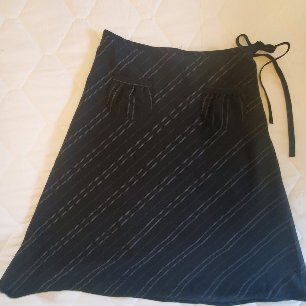 COPY - Black skirt with White stripes